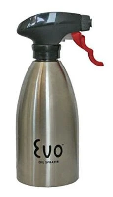 Evo Oil Sprayer Bottle, Non-Aerosol for Olive Oil and Cooking Assorted Styles