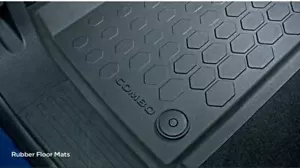 Genuine Vauxhall Combo Life 2019-On Front & Rear Rubber Floor Mats 1664473580 - Picture 1 of 1