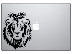 Tribal Lion Head Nice Silhouette for Laptop Macbook decal sticker 6" Black - Bild 1 von 1