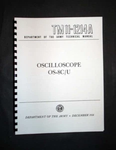 OSCILlOSCOPE OS-8C/U OS-8C manual TM 11-1214A - Imagen 1 de 1
