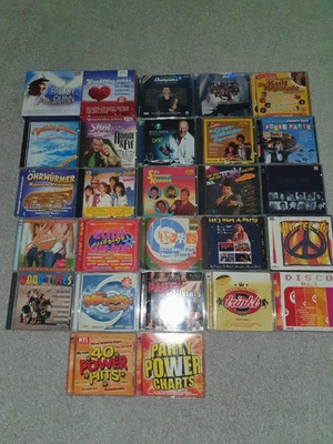 CD Sammlung-KONVOLUT /27 Stück-Sampler-Schlager/Pop/Rock/Oldies-1A Sammlung-TOP - Bild 1 von 4
