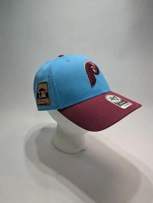 New Philadelphia Phillies 47 Brand Cooperstown Snapback Hat Cap Men MLB Blue - Image 1 of 4