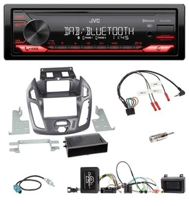 JVC DAB Lenkrad Bluetooth USB Autoradio für Ford Transit Connect 2013-2018 Pegas - Bild 1 von 10