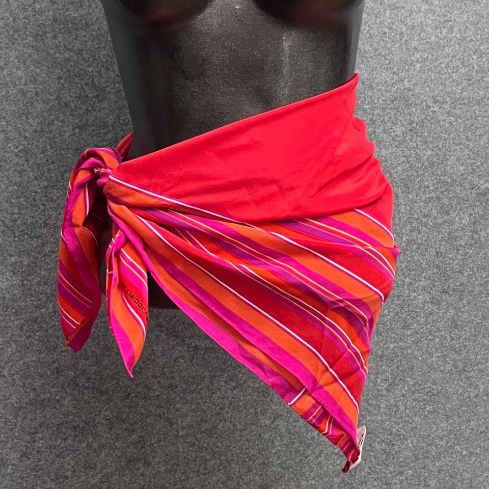 Liz Claiborne Vintage 100% Seda Cuadrado Geométrico Bufanda Falda Cuello Hecho en Japón 30" Foto 1 de 4