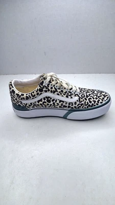 VANS Old Skool Stacked Platform Leopard Print Black white Shoes Me's 8.5, Wo 10 - Image 1 of 4