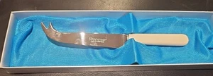 Vintage Sheffield England Stainless Steel Silver Grape Vine Handle Cheese Knife - Picture 1 of 7