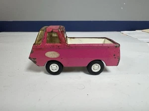 Tonka Vintage 70er Jahre rosa Metall und Kunststoff Pickup Truck 4,5" Länge - Bild 1 von 6