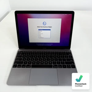 Apple MacBook 12" (2017) i7 | 512GB SSD | 16GB RAM | Grade B | Space Gray - Afbeelding 1 van 12