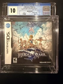 Heroes of Mana Nintendo DS CGC Graded Perfect 10 A++ FACTORY SEALED  Awesome!!