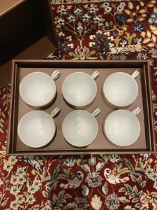 Noritake 6 teiliges Teetassen- und Untertassenset - Bild 1 von 8