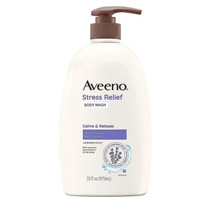 Aveeno Stress Relief Body Wash with Soothing Oat for Sensitive Skin, 33OZ - Picture 1 of 7