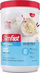 Meal Replacement Powder, Original French Vanilla, Weight Loss Shake Mix, 10G of - Picture 1 of 12