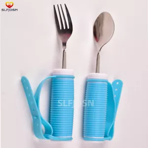 Bendable Adaptive Utensils For Elderly Arthritis Disabled Non-Slip Fork Spoon - Picture 1 of 17