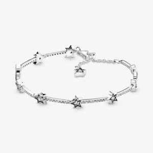 New Genuine Authentic Pandora Sparkling Celestial Stars Bracelet 598498C01-18cm - Picture 1 of 6