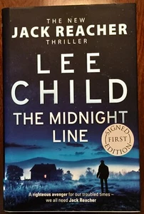 'THE MIDNIGHT LINE' ~ Lee CHILD : A JACK REACHER Thriller : SIGNED 1st. ed. 2017 - Picture 1 of 12