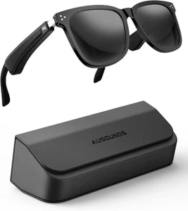 🕶️ausounds Audio Sunglasses, Open Ear Wireless Headphones, Polarized Lens-Black - Picture 1 of 11
