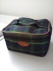 USEFUL SPACIOUS TARTAN HOLD ALL  BAG SIZE 9" X 5" EASY TO PACK