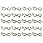  20 PCS Spectacles Charms Sterling Silver Locket Bracelet Pedants