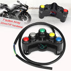 Universal New Motorcycle Race Bike Handlebar Switches Assembly 7 Button Array