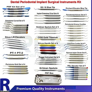 Professional Implant Surgical Instruments Kit Dental Bone Surgery Preparing Set - Picture 1 of 20