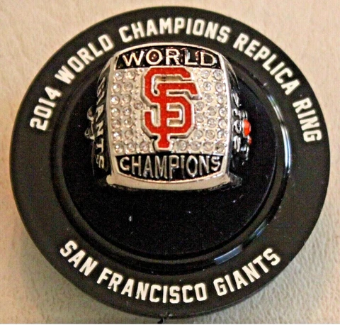 2014 SF Giants Championship Replica Ring SGA San Francisco WITH BOX Cover
