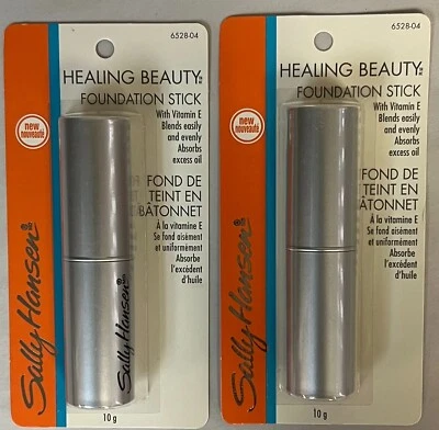 2 X Sally Hansen Healing Beauty Foundation Stick Sandy Sable 6528-04 - Image 1 of 2