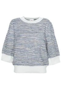 S.Oliver Maglione 3/4 Braccio Cotone Donna Girocollo Regular Fit - Picture 1 of 4