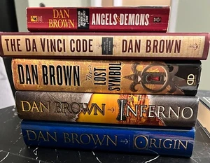 Dan Brown 7 book lot Robert Langdon Series Complete 1-7 .  A13 - Picture 1 of 4
