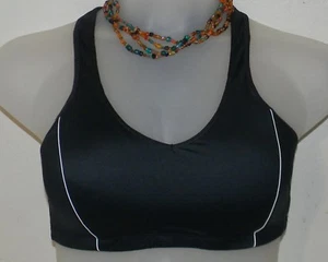 Moving Brooks 300291 Vixen C / D Sports Bra High Impact 36C 36D - 38C L Black - Picture 1 of 5