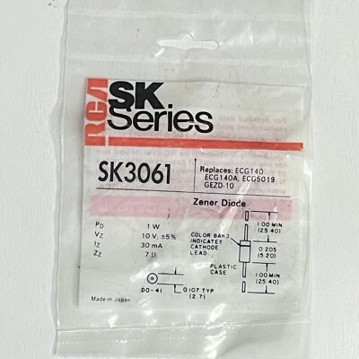 RCA SK3061 Zener二极管  — 第 1/2 张图片