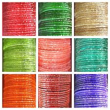 12 Pieces Multi Color Custom Wedding Style Cut Glass Bangles Free Shipping