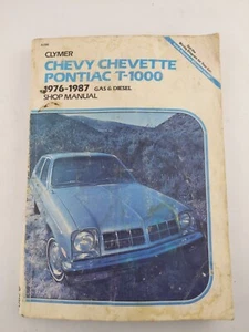 Chevy Chevette Pontiac T-1000 1976-1987 Tune-up Shop Service Repair Manual Book - Bild 1 von 5