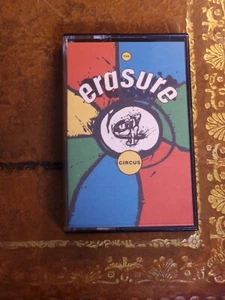 Erasure - Circus - Vince Clarke 1986 paper labels cassette tape Cstumm 35  - Picture 1 of 7