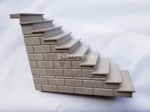 PLAYMOBIL VINTAGE 3666 KING'S CASTLE EXTERIOR STAIRS GREY STONE - EXCELLENT! - Picture 1 of 3