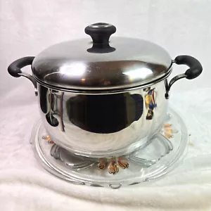 Meyer Bella Cuisine Covered Stockpot 5.5QT Stainless Steel w Lid - Picture 1 of 8