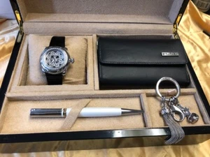 Glam Rock Palm Beach Collection Diamond Accental Stainless Steel  Set  - Picture 1 of 12