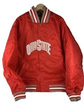Vintage ESPNU Ohio State Buckeyes Bomber Jacket Button Up - Size 2XL NCAA (2005)