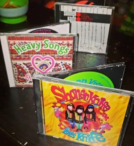 Shonen Knife 3 CD album lot Punk Rock Pop Japan Let's Knife B-sides Heavy - Picture 1 of 10