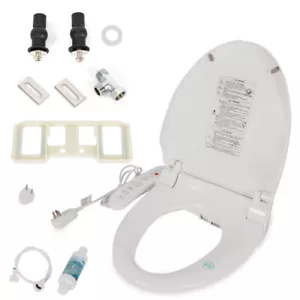 Bidet WC-Sitz elektrisch smart automatische Desodorierung länglich beheizt weiß - Bild 1 von 11
