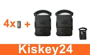 2x Carcasa Llave para OPEL MERIVA CORSA C COMBO ASTRA +4 Micro Botones - Imagen 1 de 3