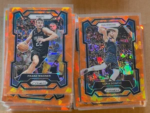 2023-24 NBA PRIZM ORANGE & PINK CRACKED ICE INSERT STAR ROOKIES - PICK FROM LIST - Picture 1 of 110