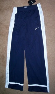 PANTALONES DE SUDADERA ATLÉTICOS DE BALONCESTO NIKE PARA NIÑOS/JÓVENES AZUL MARINO RAYAS NUEVOS $44 451 - Imagen 1 de 1