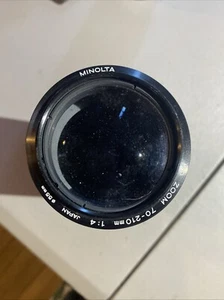 Minolta MD Zoom Objektiv 70-210mm 1:4 Lens Made in Japan SR Bajonett untested - Picture 1 of 7