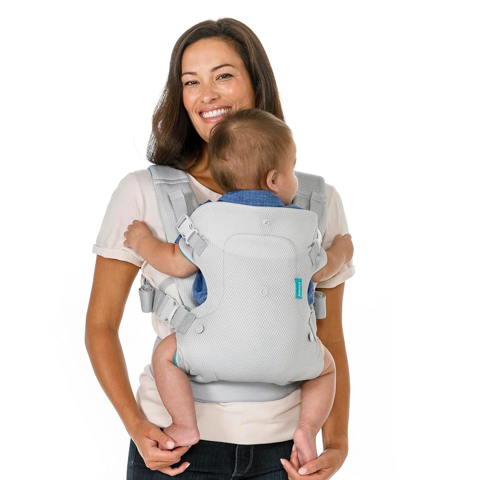 Infantino Flip 4-In-1 Light & Airy Convertible Carrier - Breathable 4 Positions