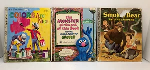A Little Golden Book Set Colors Are Nice Smokey Bear Monster at the End of Book - Picture 1 of 22