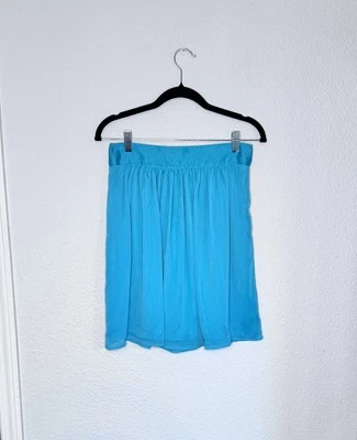 Falda Forever 21 NUEVA CON ETIQUETAS Para Mujer Talla S Essentials Turquesa Lateral Cremallera Forrada Rodilla  Foto 1 de 4