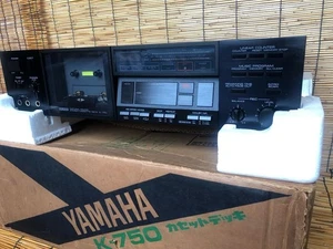 YAMAHA K-750 Cassette Deck AutoReverse Serviced Belt Replaced NearMint Condition - Picture 1 of 10