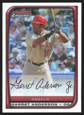 2008 Bowman Chrome #125 Garret Anderson Refractors - Image 1 of 2
