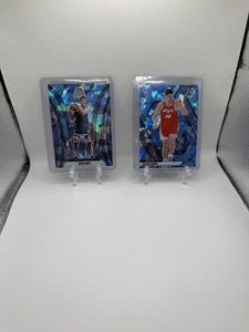 Lote de hielo agrietado azul mosaico Zach Edey 2024-2025 - Imagen 1 de 5