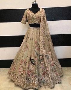 Nuevo diseñador paquistaní Lehenga Lengha Wear Choli boda fiesta india Bollywood - Imagen 1 de 5